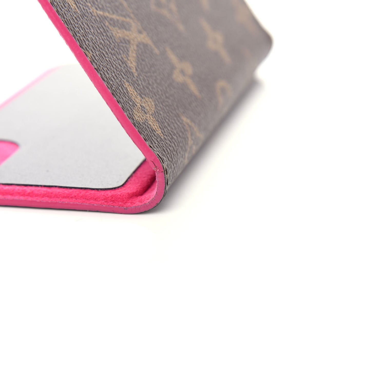 Monogram iPhone X Folio Case Rose Pop