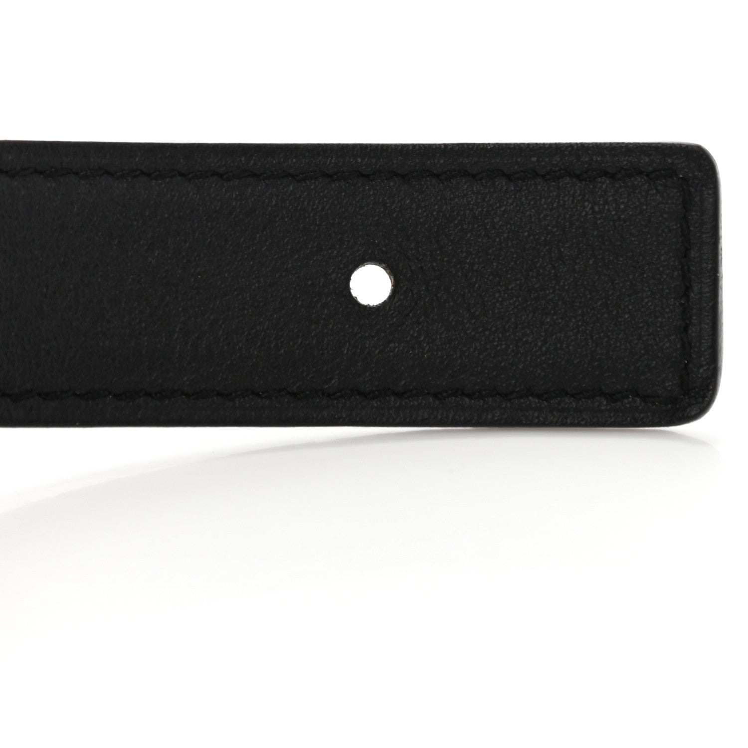 Hermes Swift Epsom 24mm Belt Strap 85 Black Gold 7 of 7