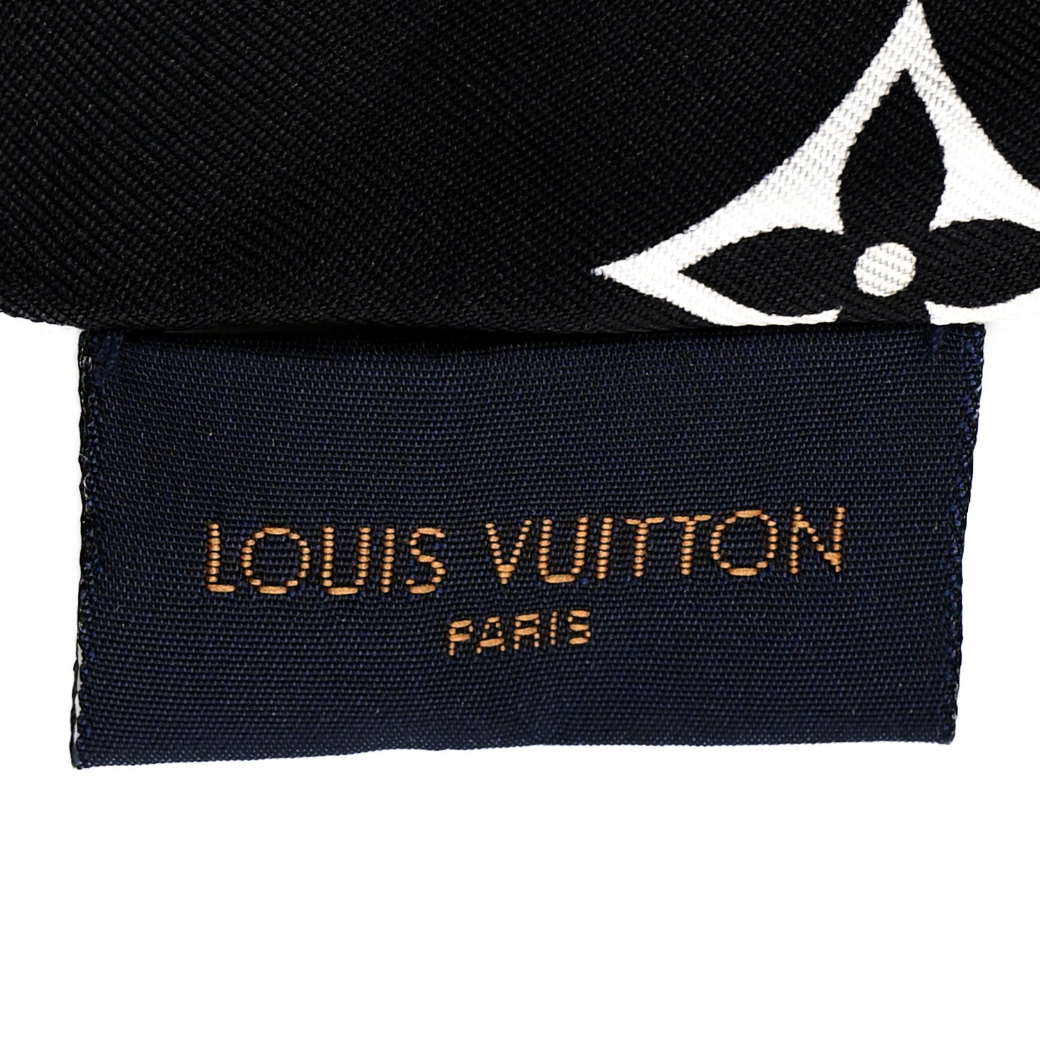 Louis Vuitton Silk Monogram Confidential Bandeau Black 3 of 6