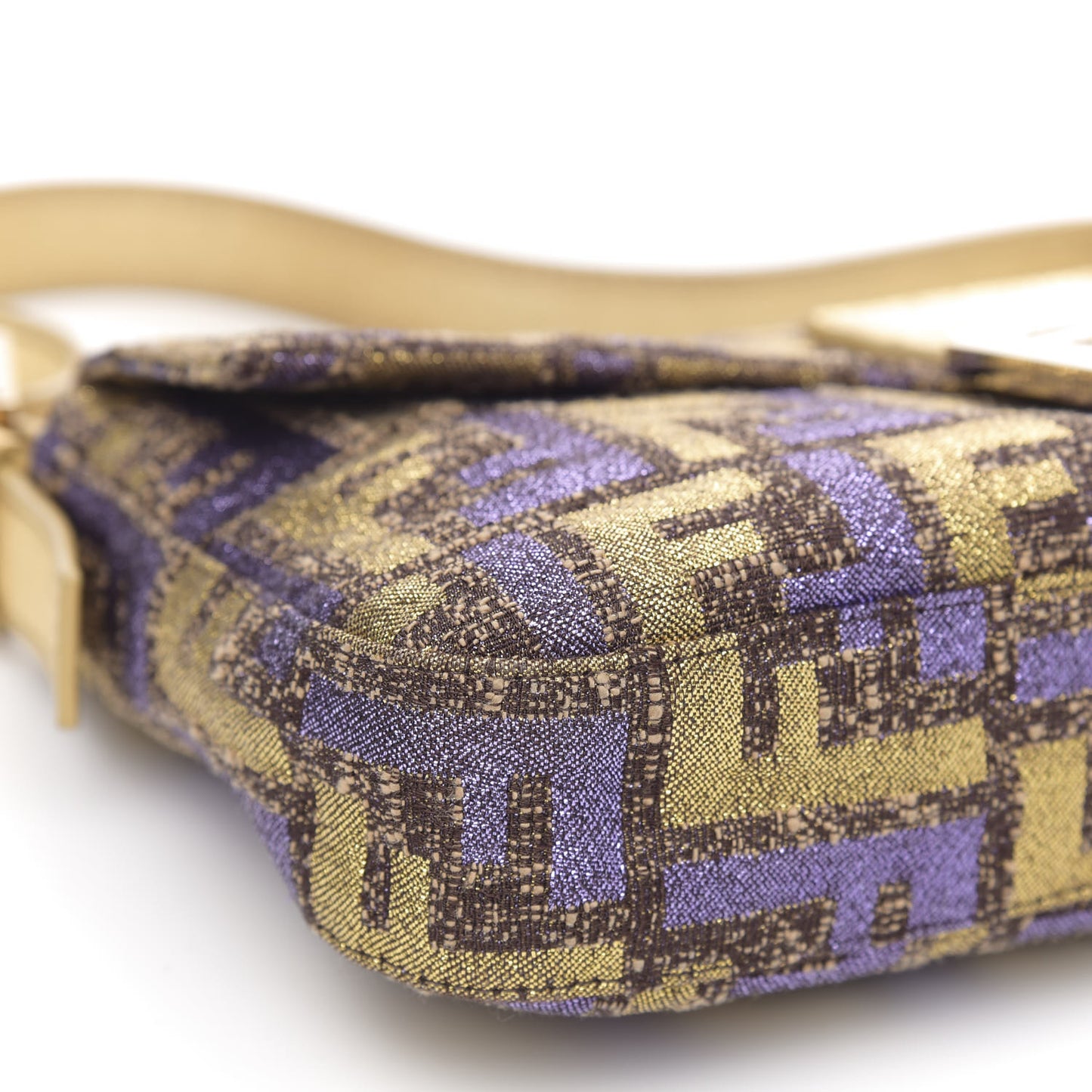 Metallic Lurex Zucca Baguette Gold Multicolor