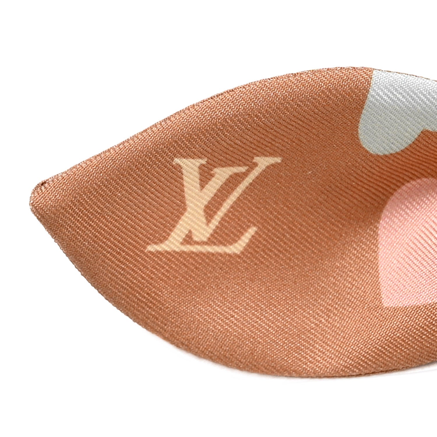 Louis Vuitton Silk Game On Chouchou Scrunchie Beige 3 of 3
