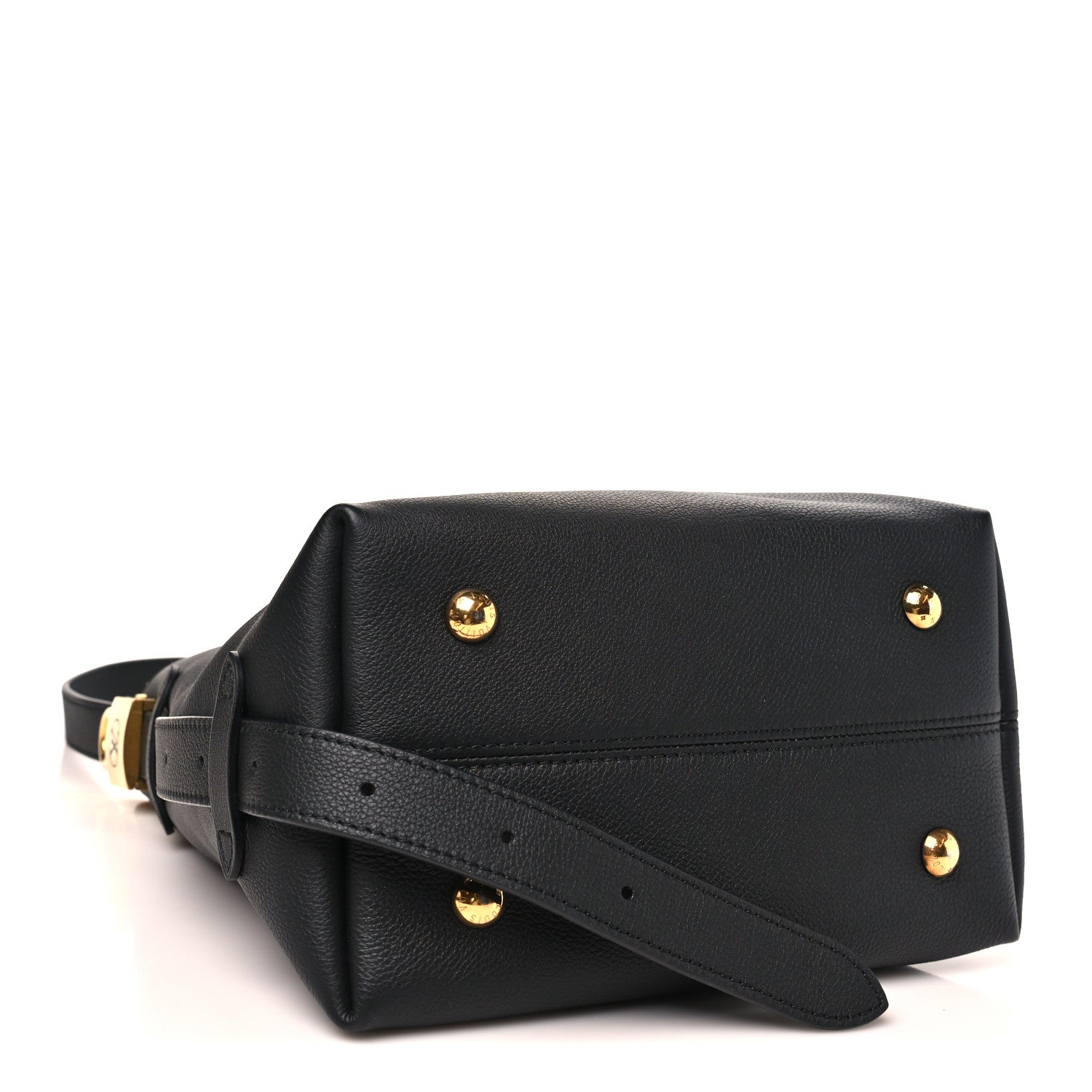 Louis Vuitton Grained Calfskin Low Key Hobo PM Black 5 of 10