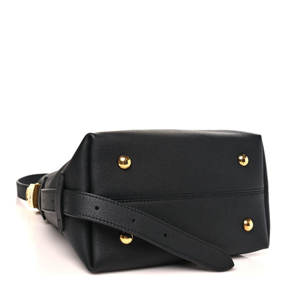 Louis Vuitton Grained Calfskin Low Key Hobo PM Black 5 of 10