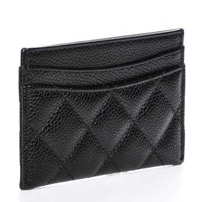 Chanel Caviar Quilted Card Holder Black 3 of 8