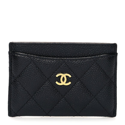 Chanel Caviar Quilted Card Holder Black 1 of 9