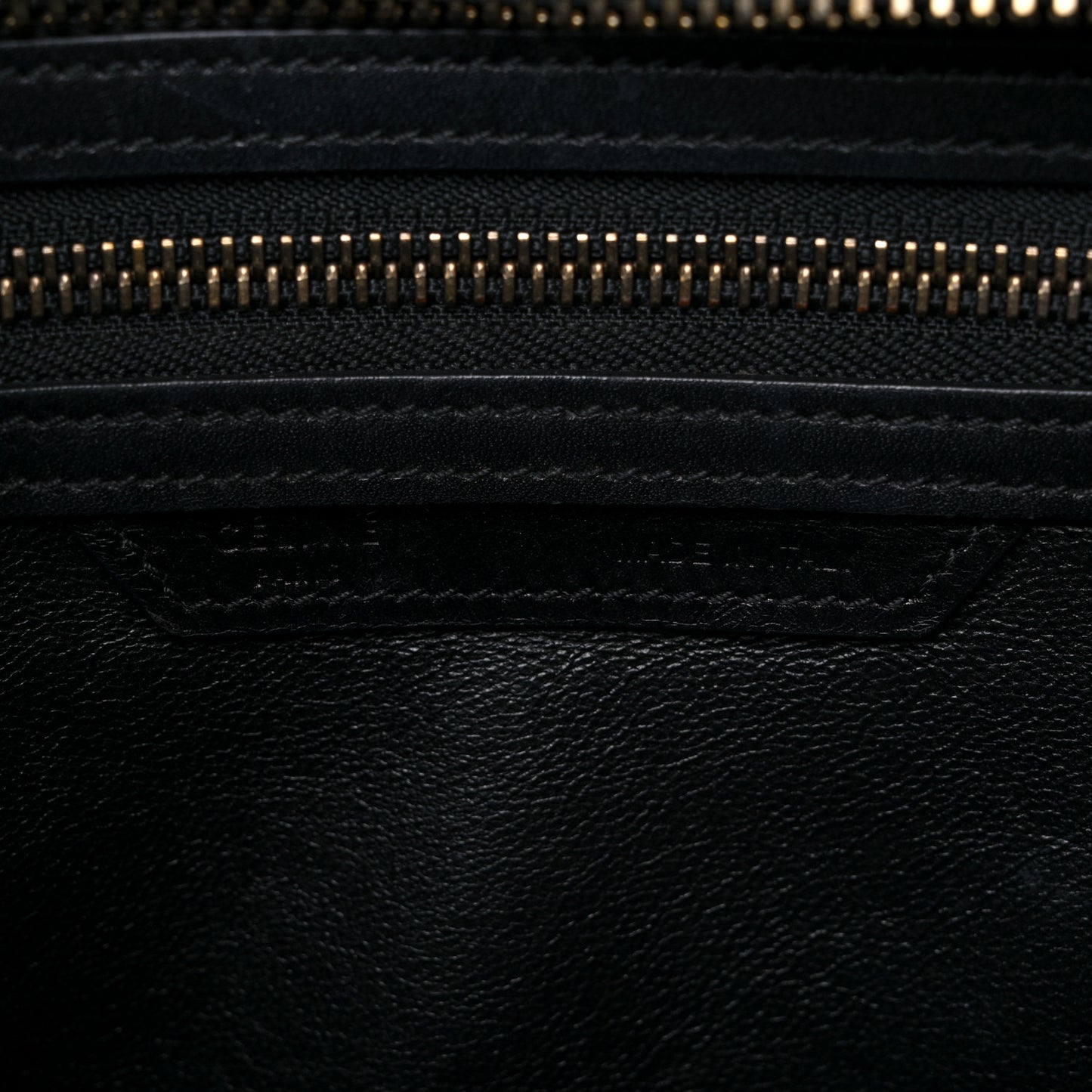 Baby Grained Calfskin Nubuck Micro Tri-Color Luggage Corn