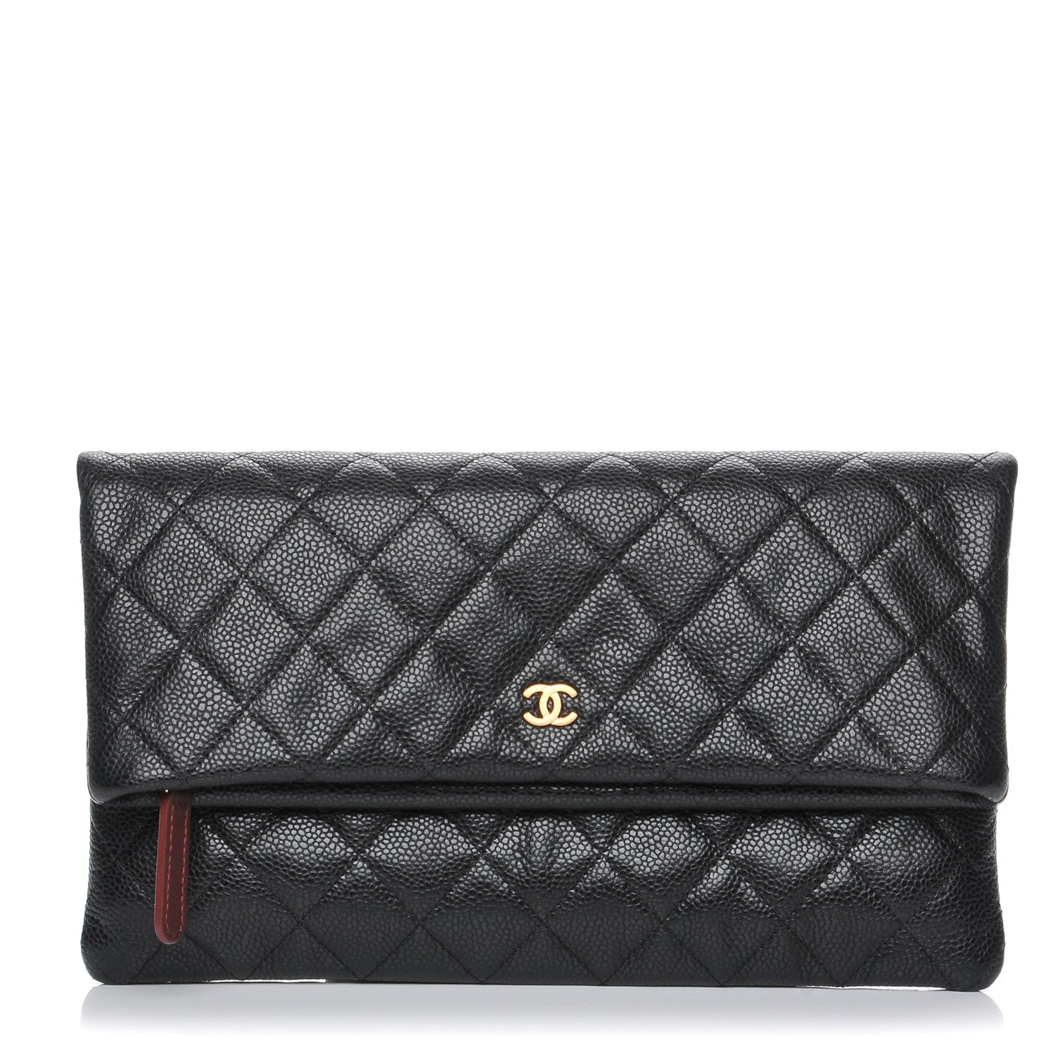 Chanel Caviar Quilted CC Beauty Clutch Black 1 of 8