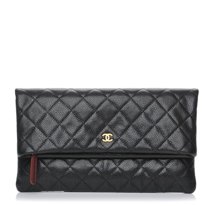Chanel Caviar Quilted CC Beauty Clutch Black 1 of 8