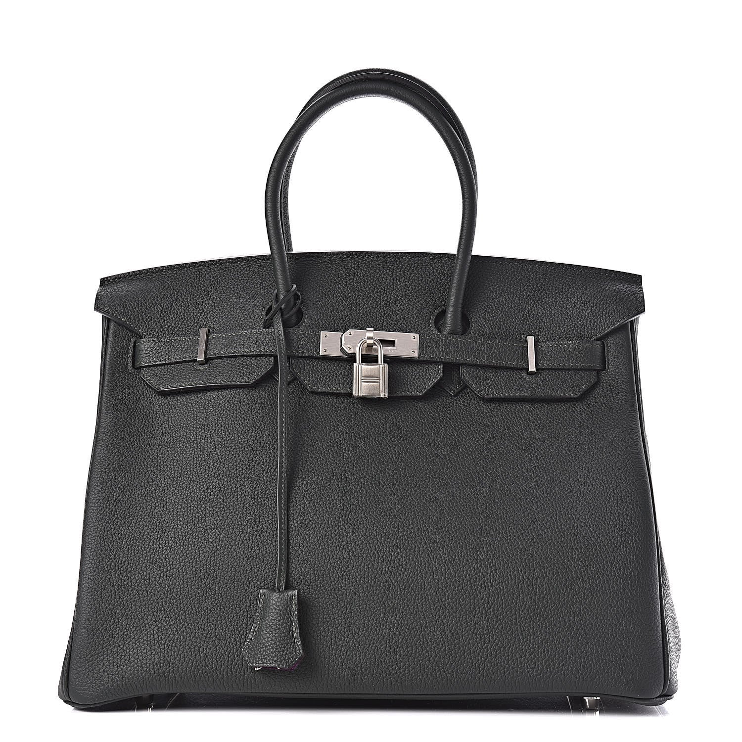 Hermes Togo Horseshoe Birkin 35 Vert Cypress Anemone 1 of 33