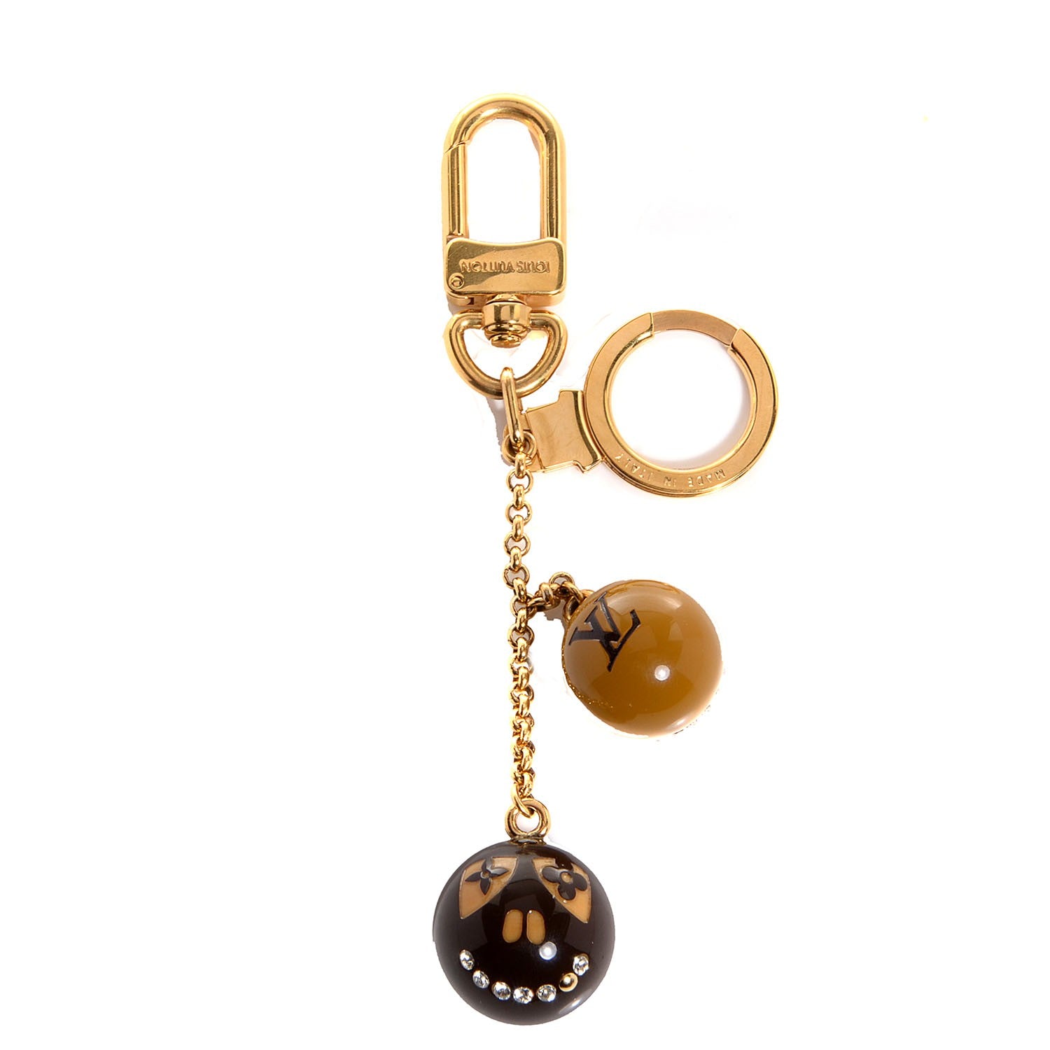 Louis Vuitton Halloween Jack and Lucie Key Holder Brown 1 of 5