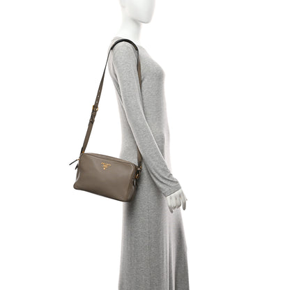 Prada Vitello Phenix Camera Bag Argilla 2 of 11