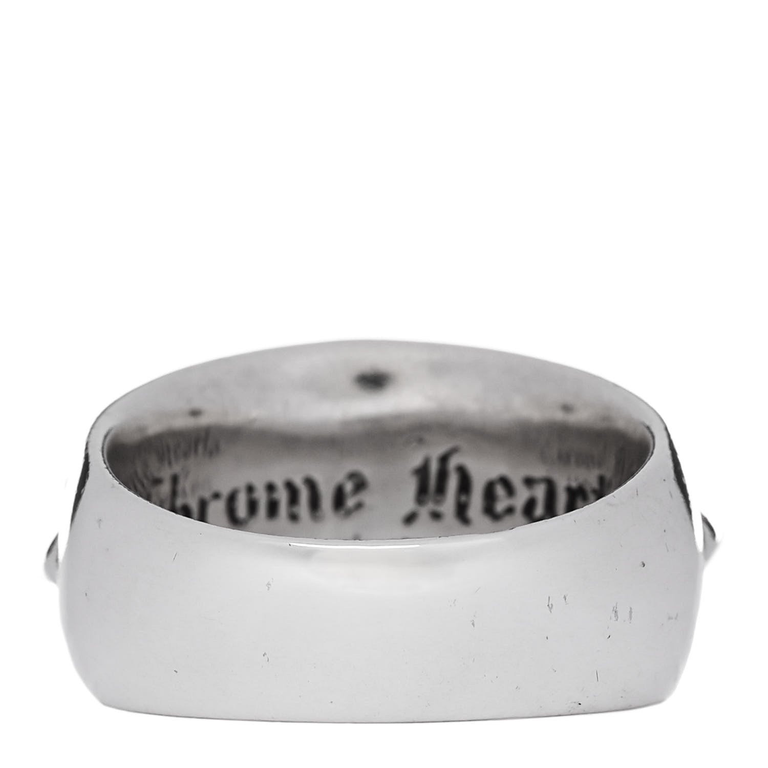Chrome Hearts Sterling Silver Floral Cross Ring 61 9.75 3 of 4