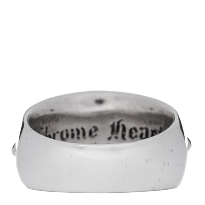 Chrome Hearts Sterling Silver Floral Cross Ring 61 9.75 3 of 4