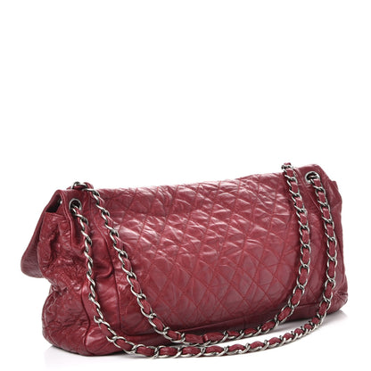 Chanel Aged Calfskin Coco Rider Flap Red 3 of 5
