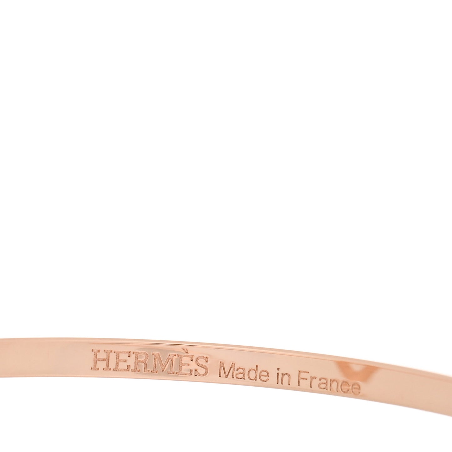 18K Rose Gold Diamond Chaine d'Ancre Contour Cuff Bracelet SH