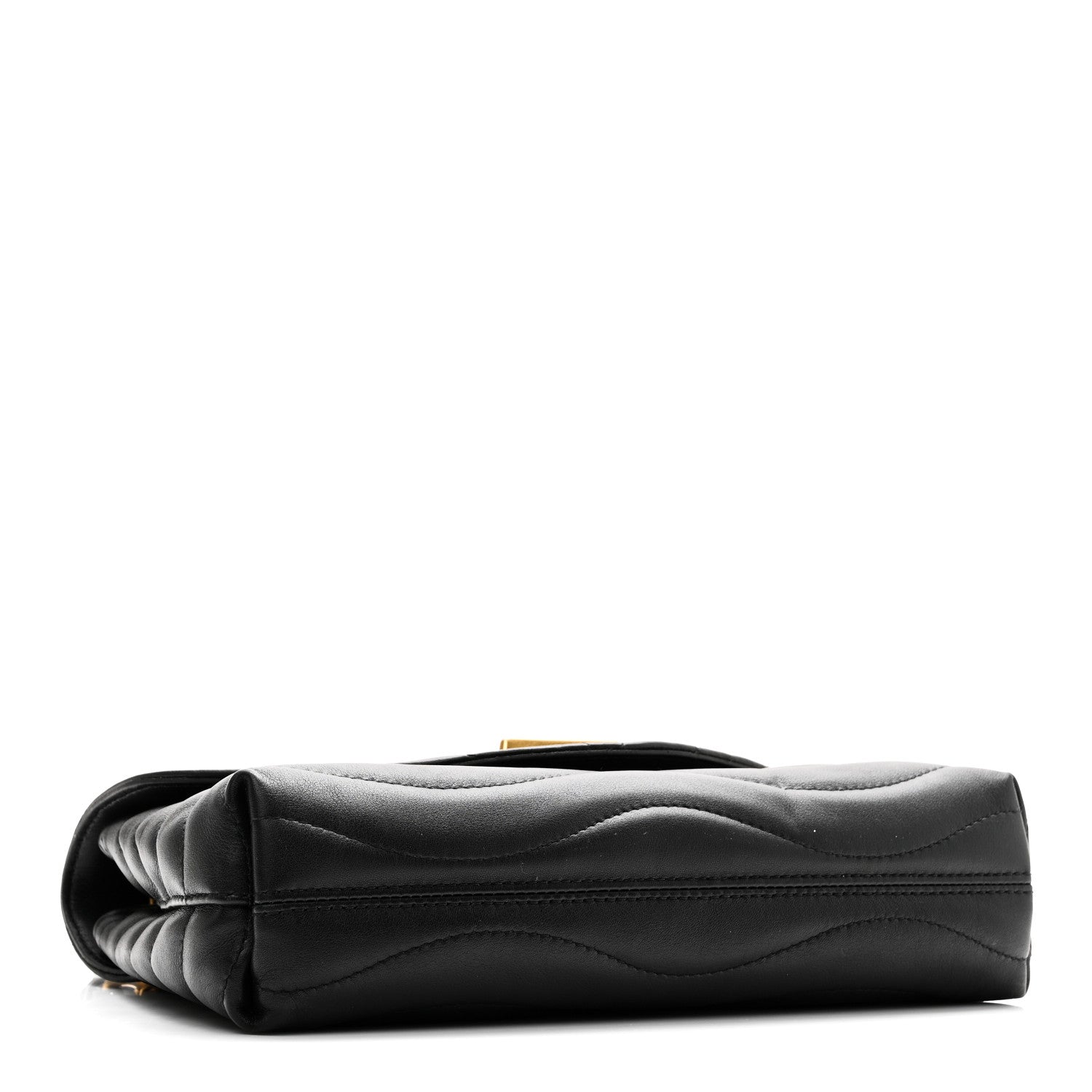 Louis Vuitton Calfskin LV New Wave Chain Bag Black 4 of 9