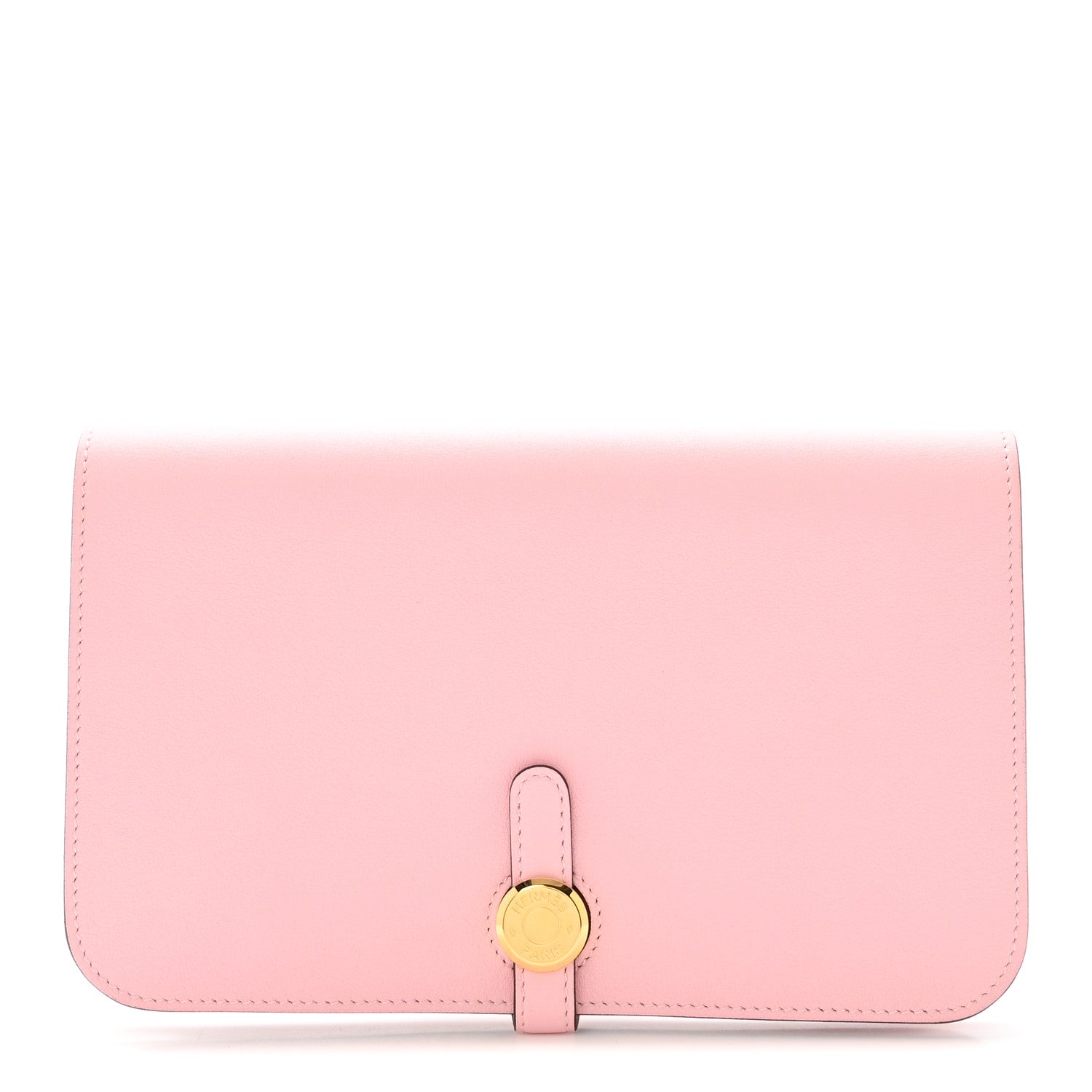 Hermes Swift Dogon Duo Wallet Rose Sakura 1 of 9