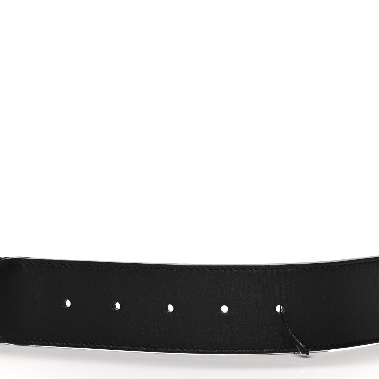 Nylon Calfskin Double G Web 40mm Belt 80 32 Green Red Black