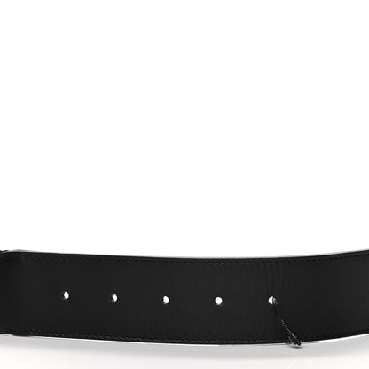 Gucci Nylon Calfskin Double G Web 40mm Belt 80 32 Green Red Black 4 of 5