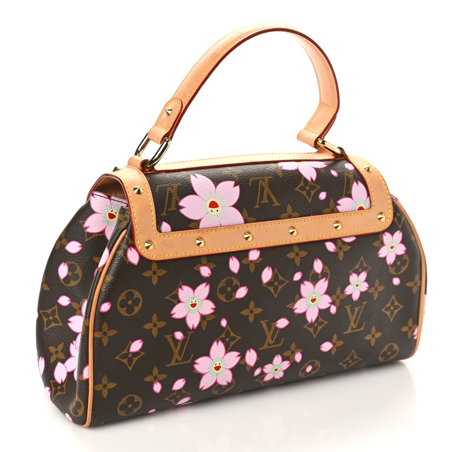 Monogram Cherry Blossom Sac Retro Bag Brown