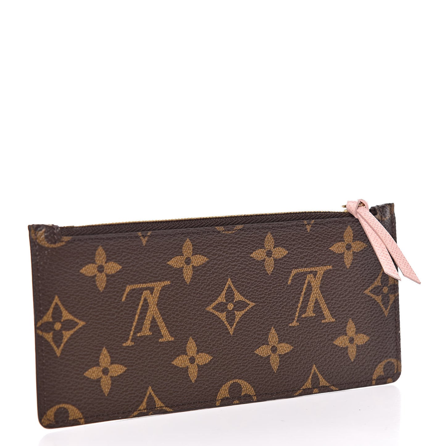 Monogram Josephine Wallet Zippered Insert Rose Ballerine