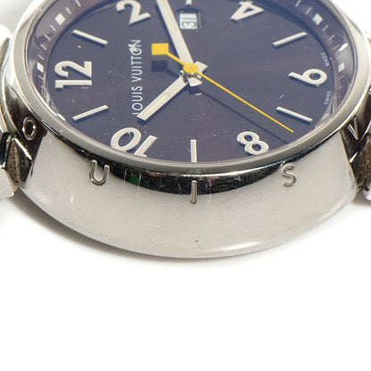 Louis Vuitton Stainless Steel Alligator 39mm Tambour Quartz Watch 10 of 10