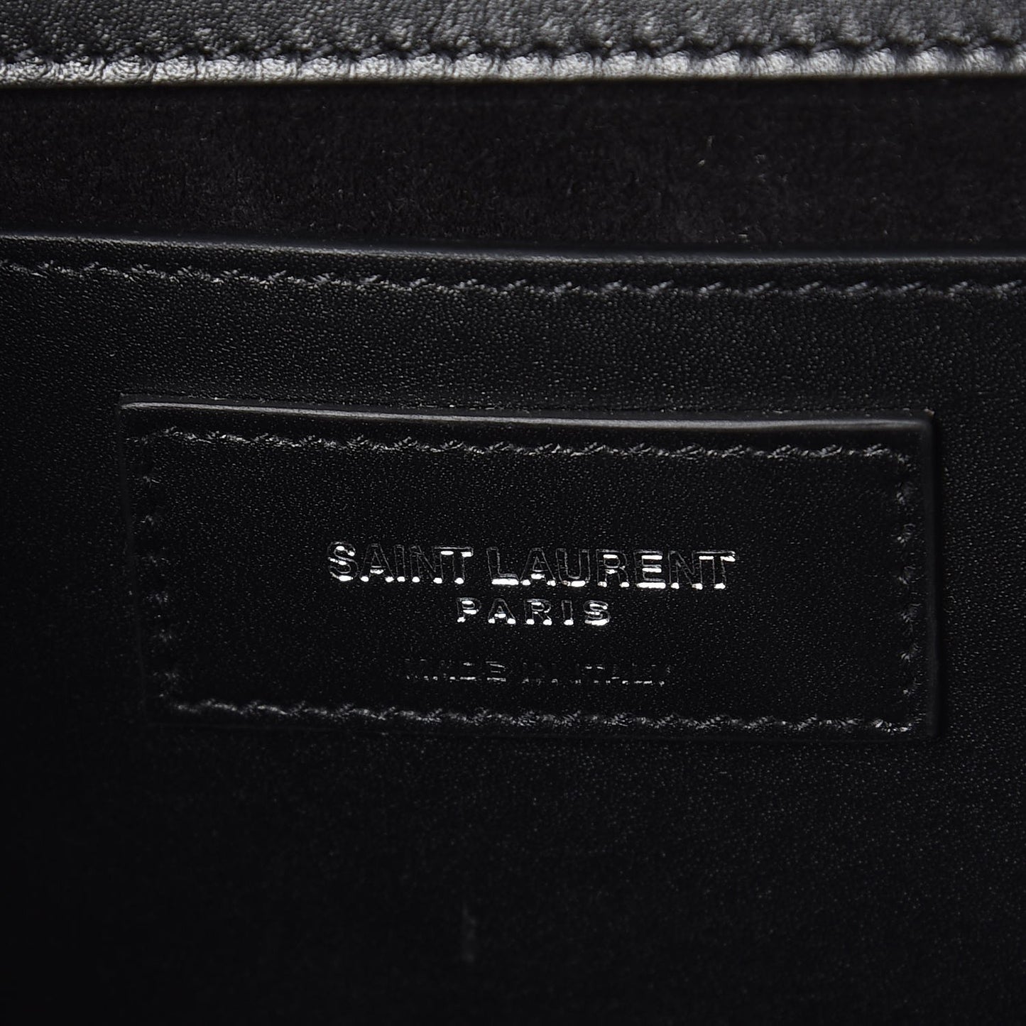 Smooth Calfskin Medium Classic Monogram Kate Tassel Satchel Black