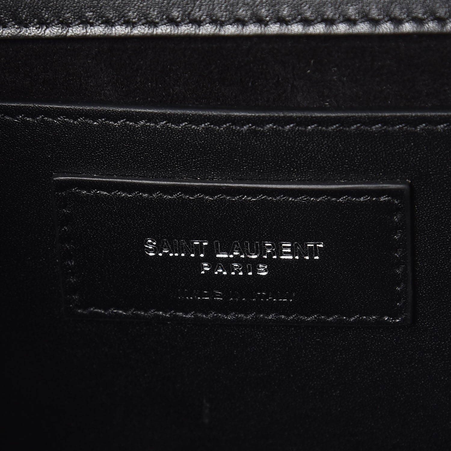 Saint Laurent Smooth Calfskin Medium Classic Monogram Kate Tassel Satchel Black 5 of 7