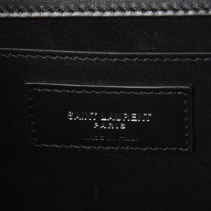 Saint Laurent Smooth Calfskin Medium Classic Monogram Kate Tassel Satchel Black 5 of 7