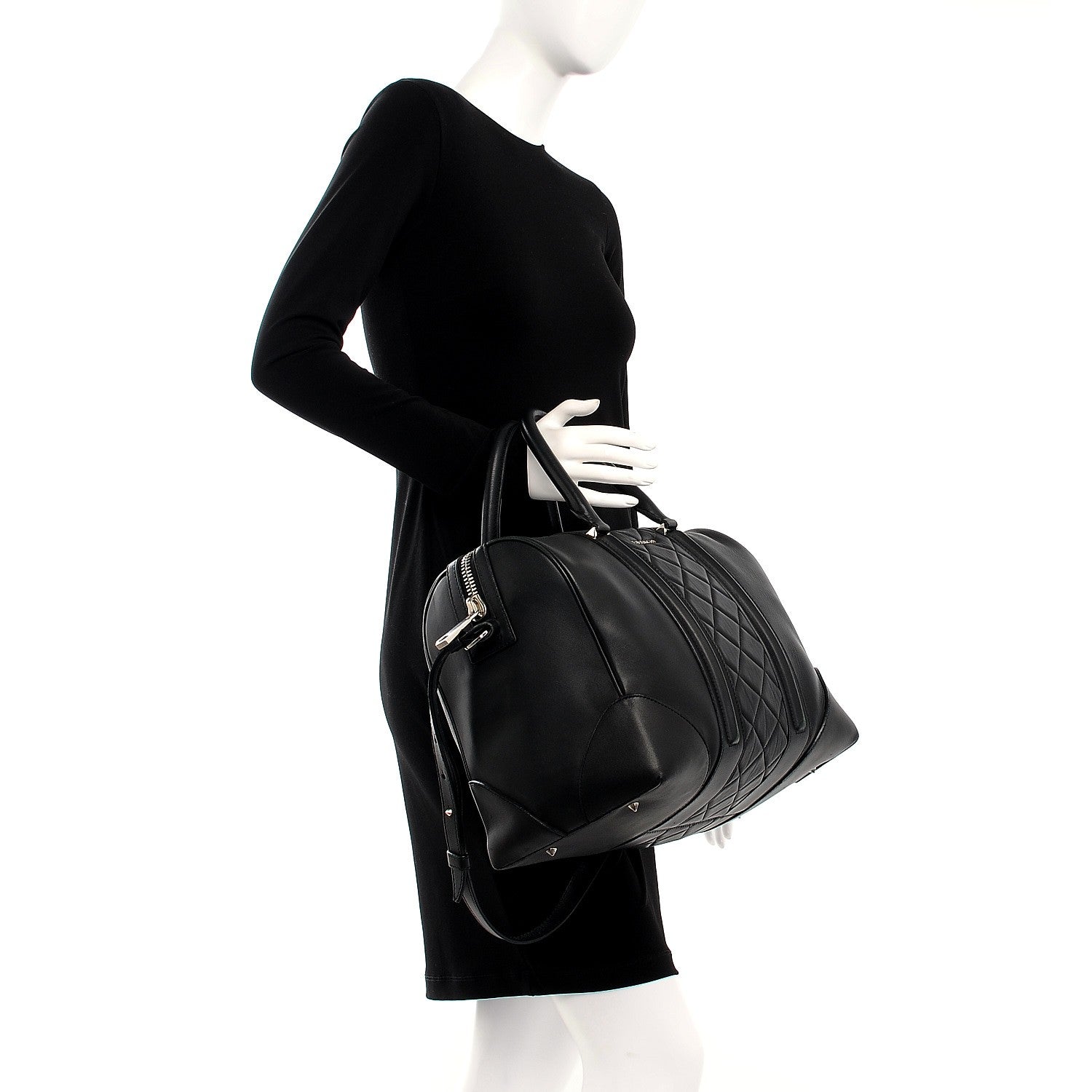 Givenchy Lambskin Quilted Medium Lucrezia Black 3 of 8