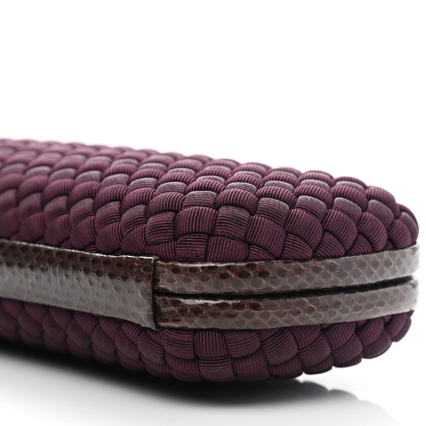 Intreccio Impero Ayers Stretch Knot Clutch Burgundy