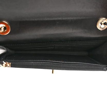 Chanel Lambskin Quilted Trendy CC Wallet On Chain WOC Black 5 of 14