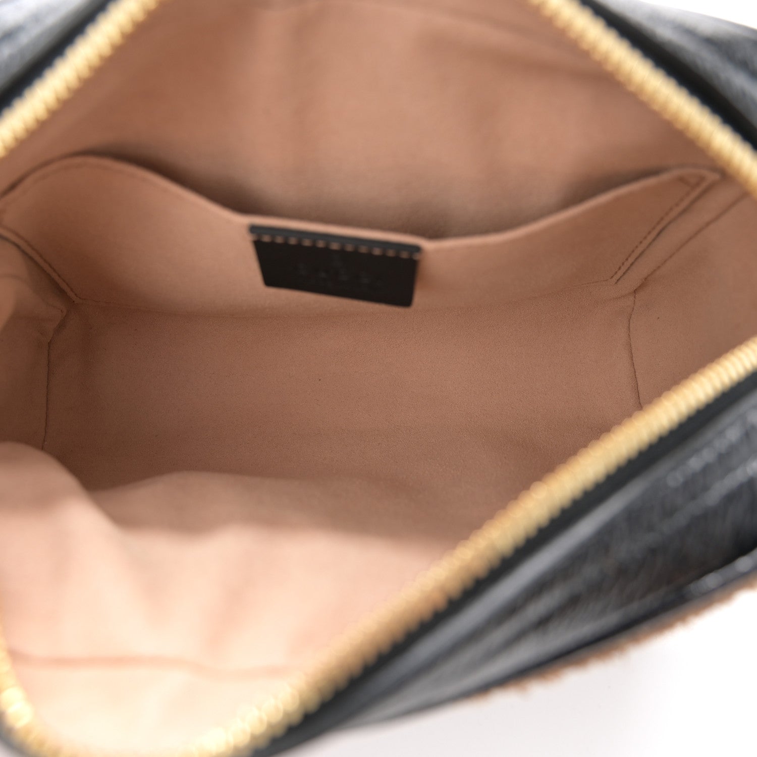 Gucci Suede Small Ophidia Belt Bag 85 34 Brown 5 of 10