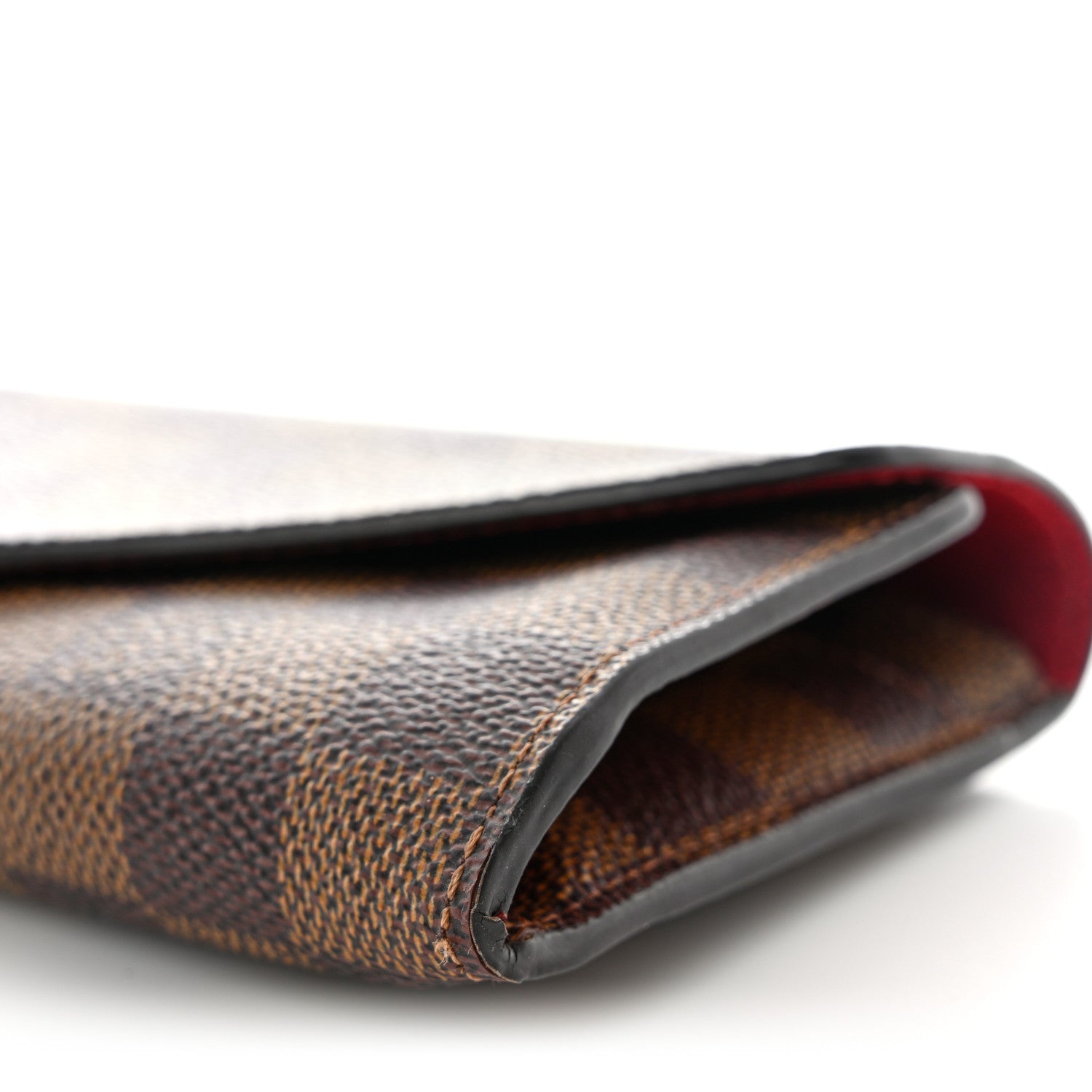 Louis Vuitton Damier Ebene Josephine Wallet Red 10 of 16