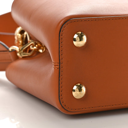 Louis Vuitton Calfskin Bolsa Capucines BB Caramel 8 of 9