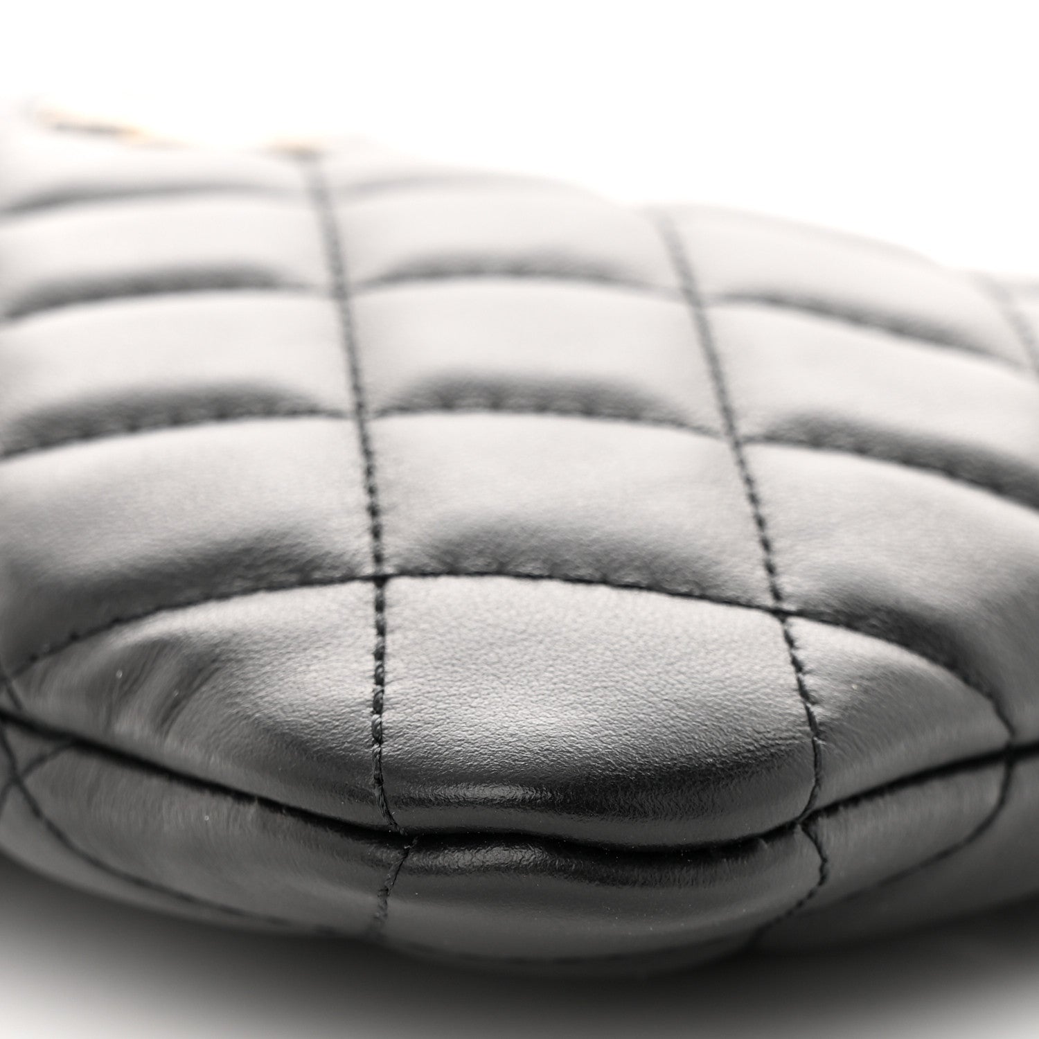 Chanel Lambskin Quilted Crossbody Bag Black 9 of 10