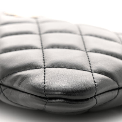 Chanel Lambskin Quilted Crossbody Bag Black 9 of 10