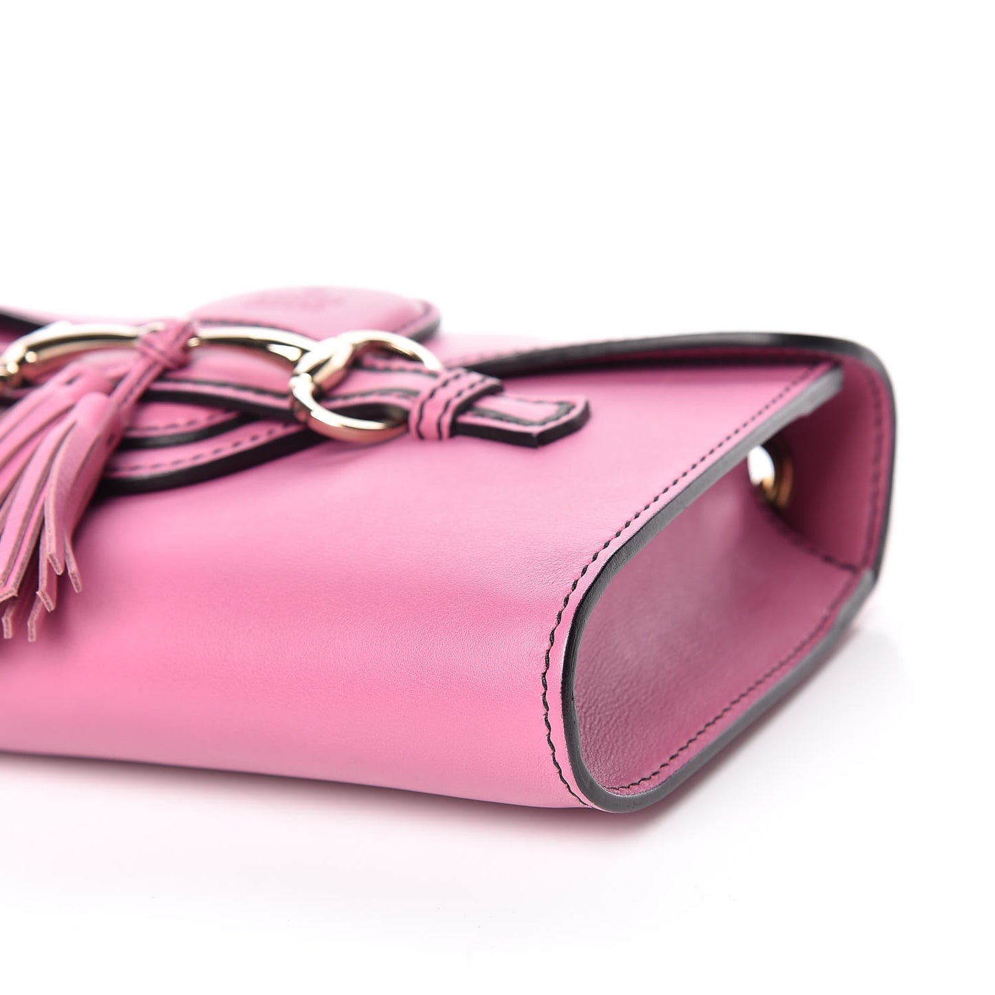 Smooth Calfskin Small Emily Chain Shoulder Bag Pink