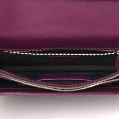 Bulgari Calfskin Serpenti Forever Shoulder Bag Plum 5 of 8