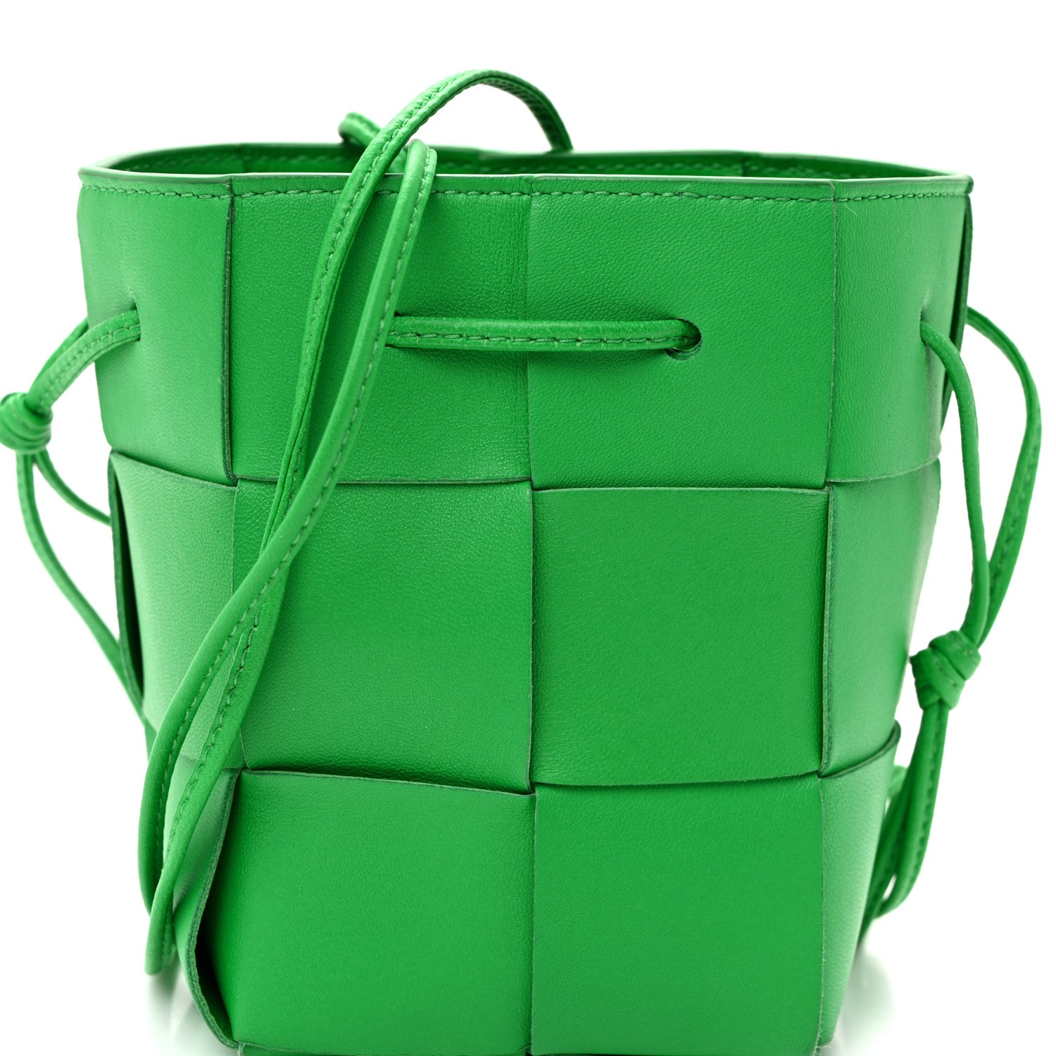 Bottega Veneta Nappa Maxi Intrecciato Mini Cassette Bucket Bag Parakeet 7 of 9