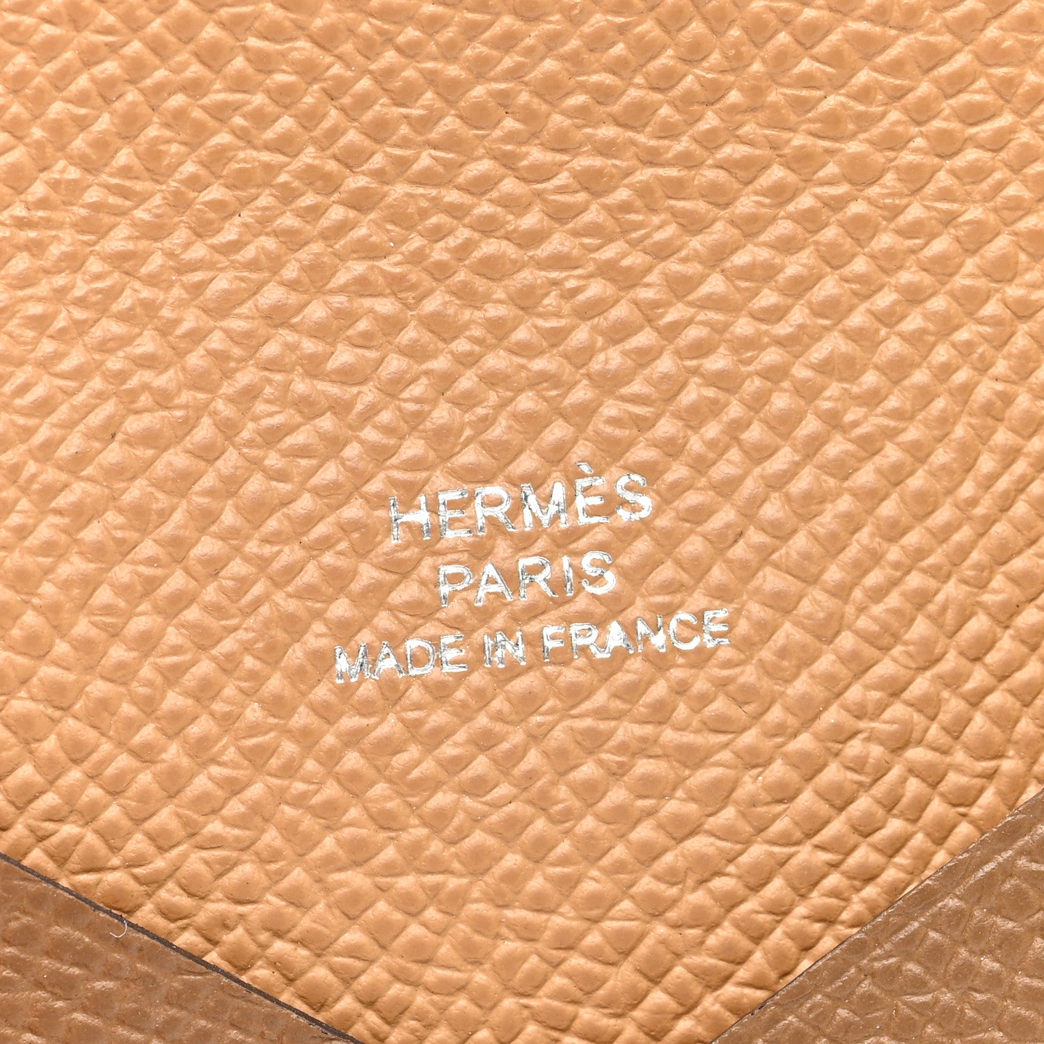 Hermes Epsom Verso Calvi Card Case Alezan Biscuit 6 of 8