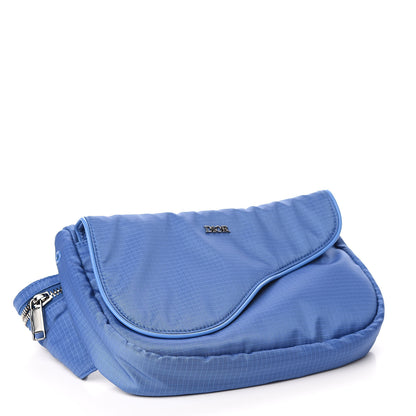 Christian Dior Nylon Saddle Belt Bag Blue 4 of 11