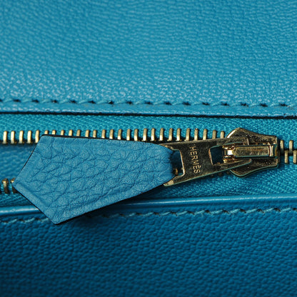 Hermes Togo Birkin 35 Turquoise 20 of 31