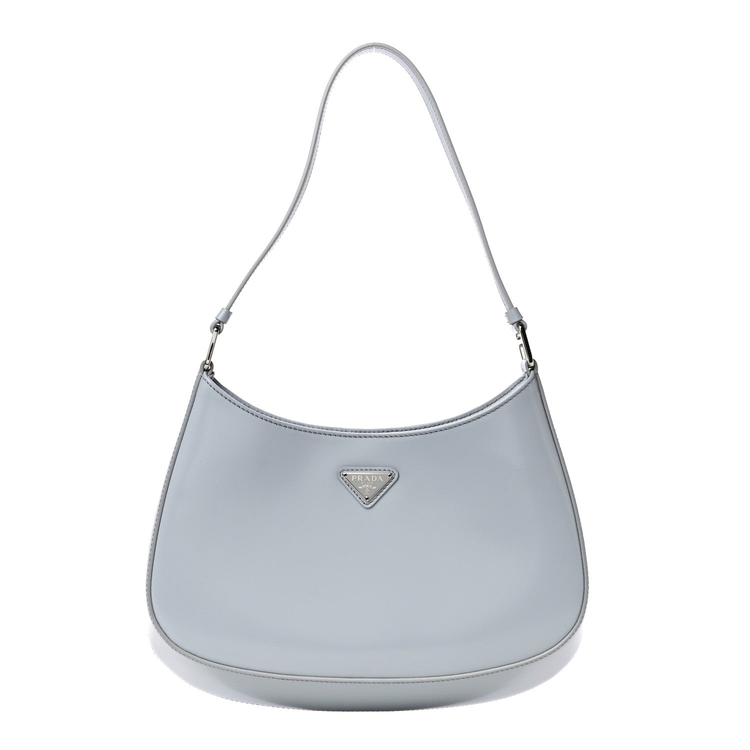 Prada Spazzolato Cleo Shoulder Bag Fiordaliso 1 of 9