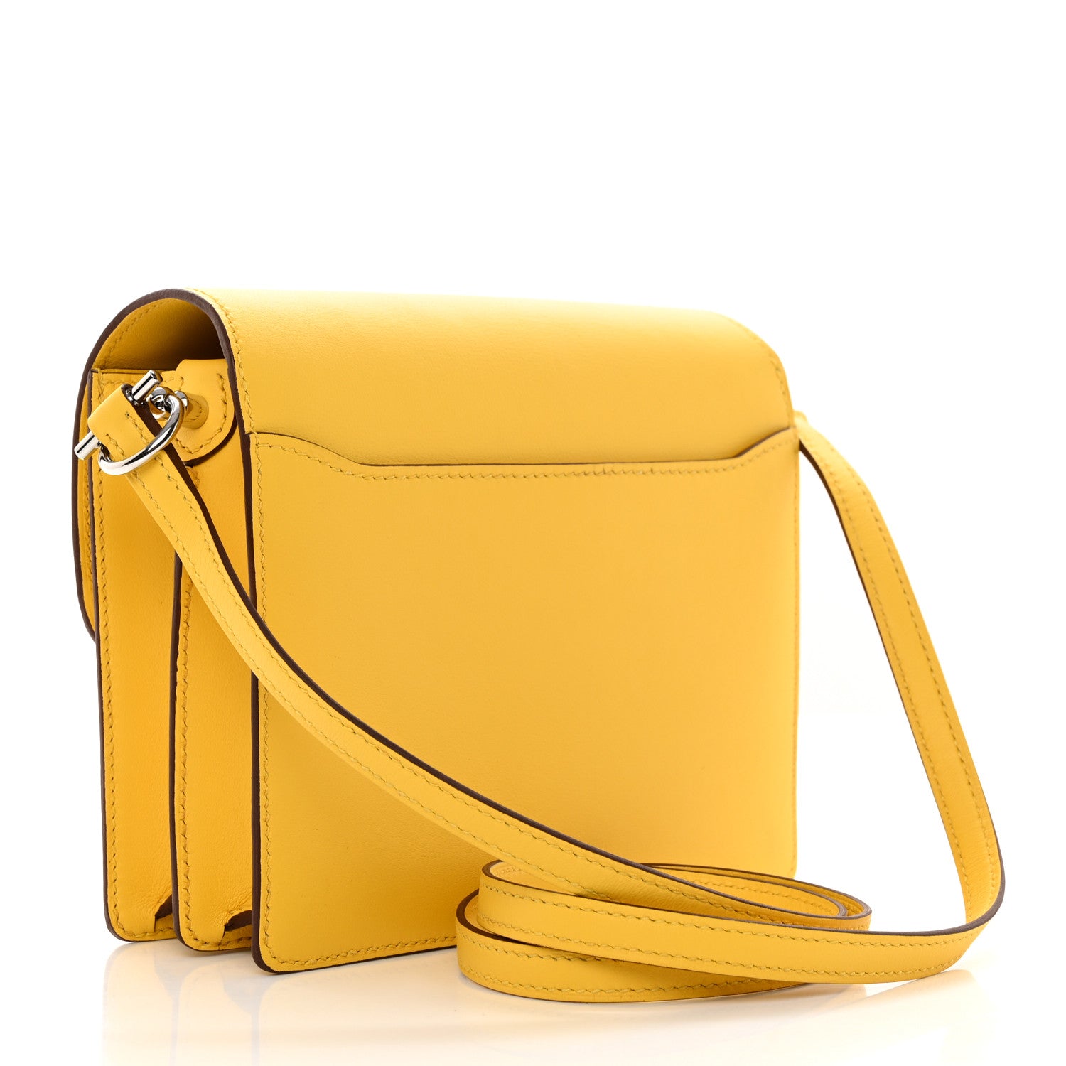 Hermes Mini Sac Roulis Jaune De Naples 3 of 12