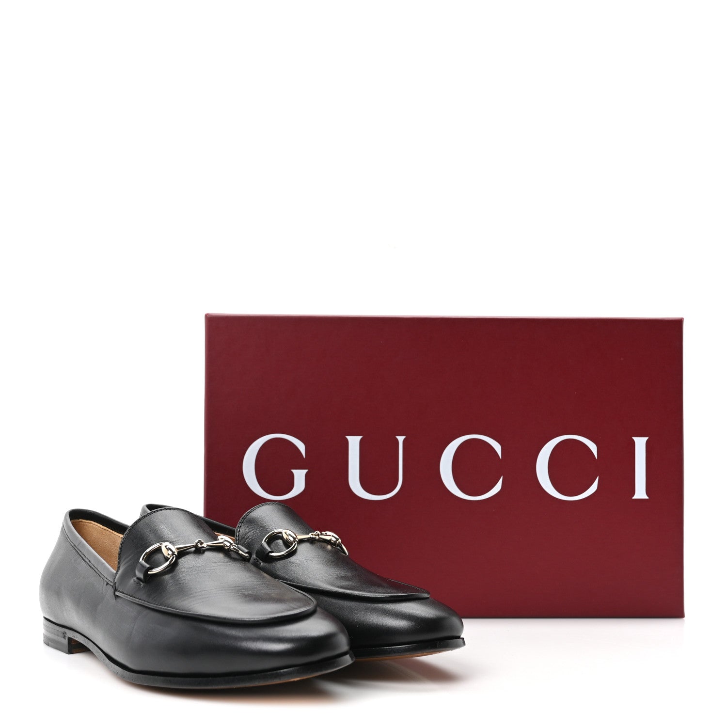 Gucci Calfskin Womens Jordaan Loafers 37 Black 10 of 10