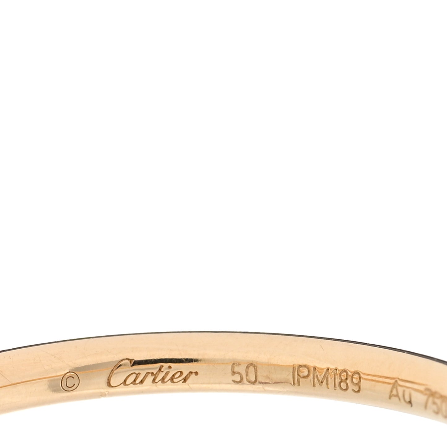 18K Yellow Gold Small Juste Un Clou Ring 50 5.25