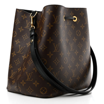 Louis Vuitton Monogram Neonoe MM Black 3 of 9