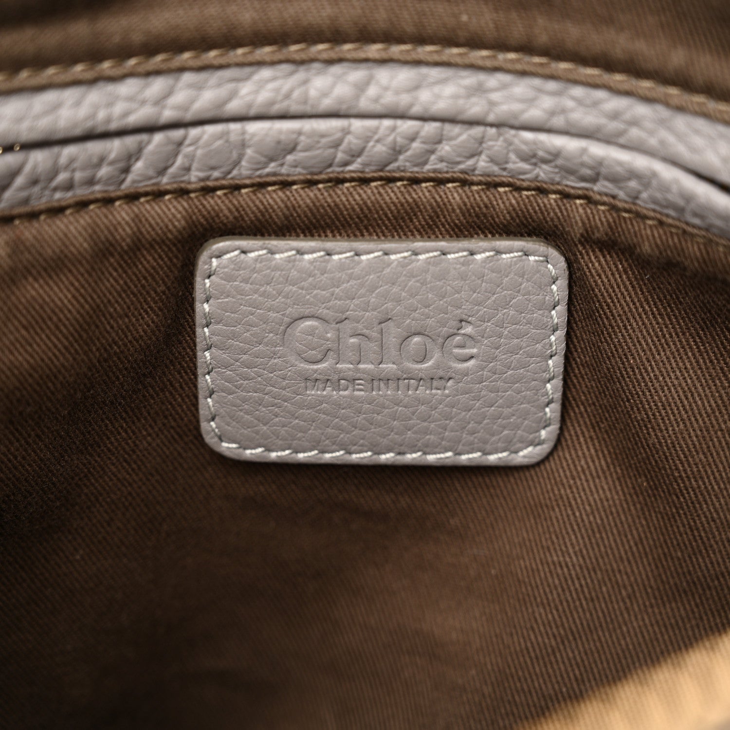 Chloe Calfskin Medium Marcie Satchel Cashmere Grey 6 of 11