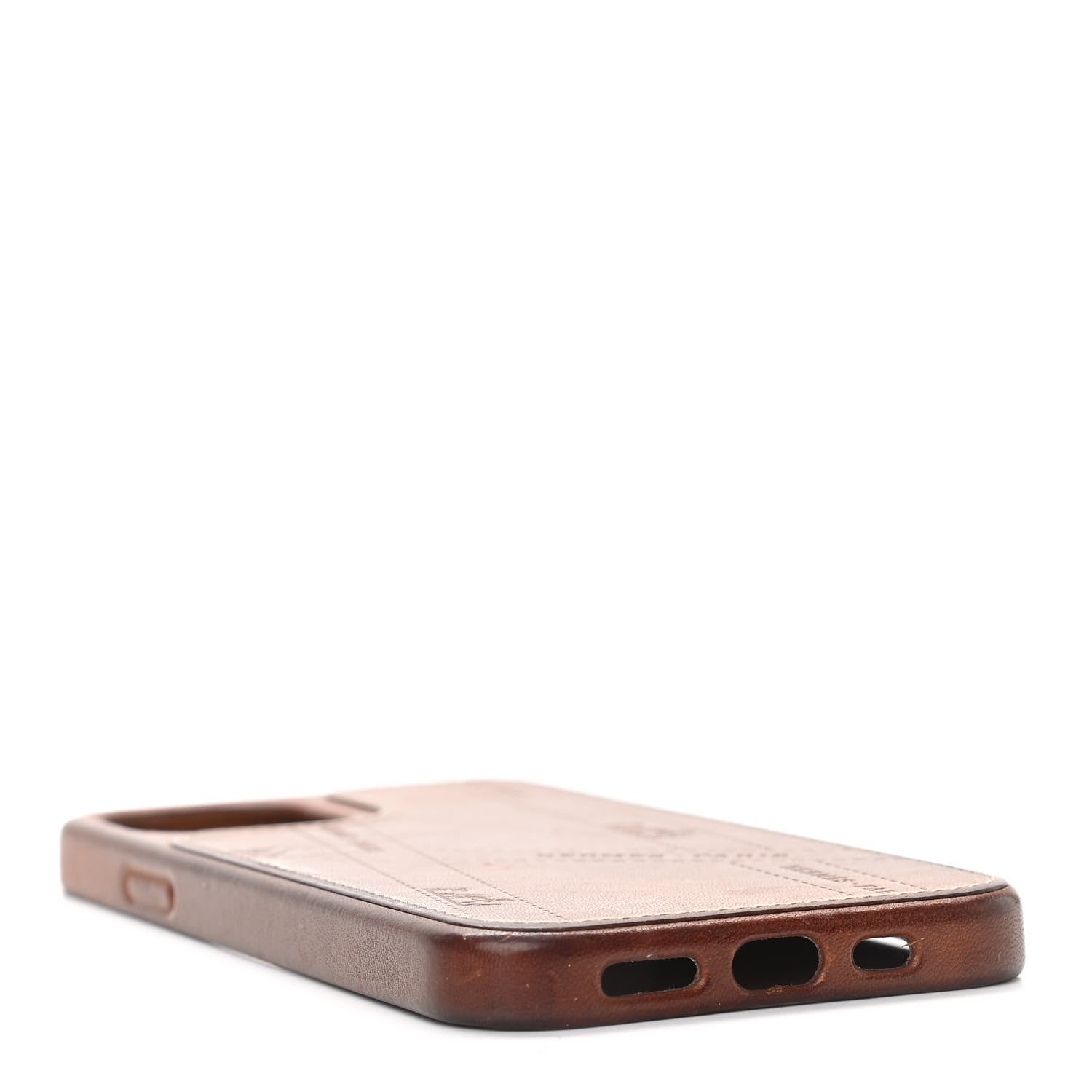 Hermes Barenia Bolduc iPhone 12/12 Pro Case Fauve 1054879